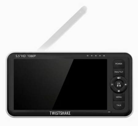 TWISTSHAKE video kamera-mobili auklė, White, 79064 