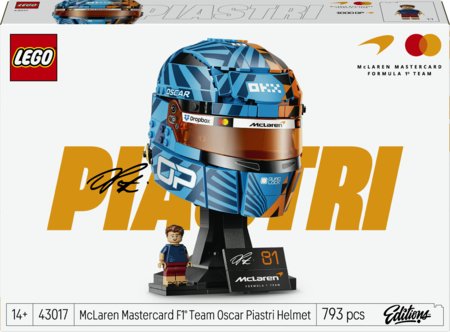 43017 LEGO® Editions „McLaren Mastercard F1® Team“ Oscar Piastri šalmas 