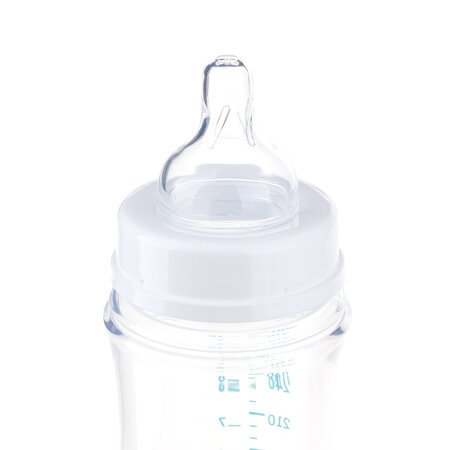 CANPOL BABIES plataus kaklelio buteliukas EASYSTART, colorful animals, 12 mėn+, 300 ml, 35/204 35/204