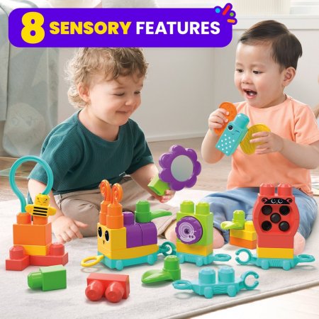 MEGA BLOKS rinkinys Šliaužianti kirmėlytė, HKN44 HKN44