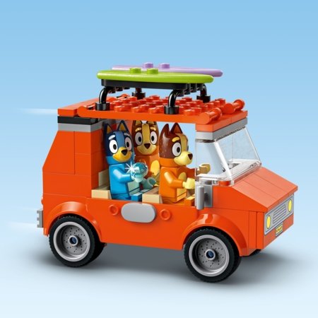 11202 LEGO® 4+ Berry Bluey išvyka į paplūdimį šeimos automobiliu 