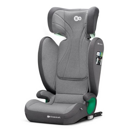 KINDERKRAFT automobilinė kėdutė JUNIOR FIX 2 I-SIZE, rocket grey, KCJUFI20GRY0000 