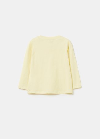 OVS marškinėliai ilgomis rankovėmis, geltoni, , 001967843 