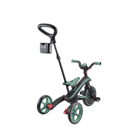 GLOBBER triratukas Explorer Trike 4in1,žalias, 732-104 