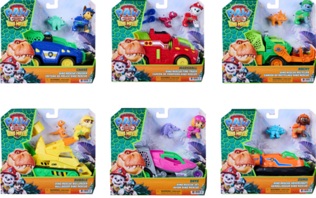 PAW PATROL transporto priemonė Dino Theme, asort., 6075800 