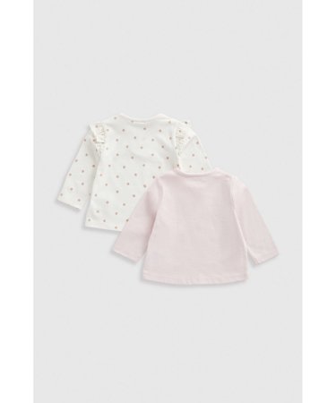 MOTHERCARE marškinėliai ilgomis rankovėmis 2 vnt., IF363 86 