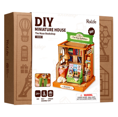 ROLIFE medinis konstruktorius Knygynas Mūza, DS040 