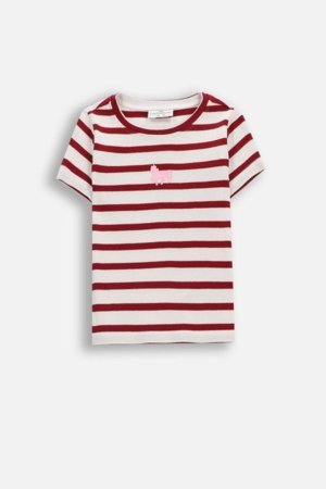 COCCODRILLO marškinėliai trumpomis rankovėmis, raudoni, WC6143202GGK-017-110, 110 dydis 