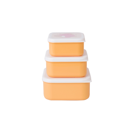 SARO maisto dėžučių rinkinys, 3 vnt., Mustard, 70002 