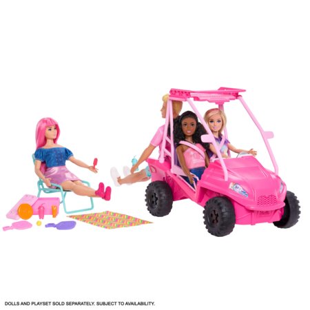 BARBIE Mysteries Beach Buggy paplūdimio automobilis, JFV68 