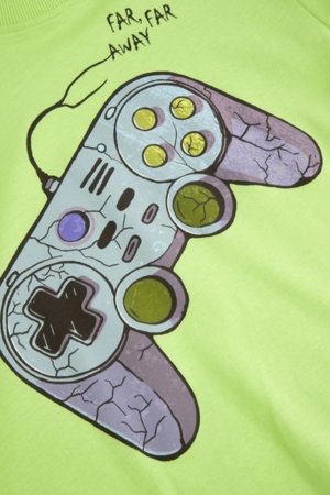 COCCODRILLO marškinėliai trumpomis rankovėmis, žali, WC6143225VBA-011-146, 146 dydis 