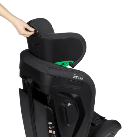 LIONELO automobilinė kėdutė HARPER I-SIZE, Black carbon grey, 76-150 cm., LO-HARPER I-SIZE 