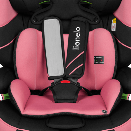 LIONELO automobilinė kėdutė LEVI ONE I-SIZE, Pink rose, 76-150 cm., LO-LEVI ONE I-SIZE 