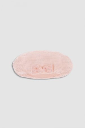 COCCODRILLO beretė ACCESSORIES SPRING GIRL, powder pink, WC3364501ASG-033 WC3364501ASG-033-048