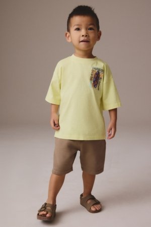 NEXT marškinėliai trumpomis rankovėmis ir šortai, E98600 92-98