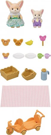 SYLVANIAN FAMILIES Pikniko rinkinys lapė su mažyliu, 5698 5698