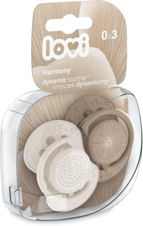 LOVI dinaminis silikoninis čiulptukas HARMONY GIRL, 0-3 mėn., 2 vnt., 22/905_newgirl 