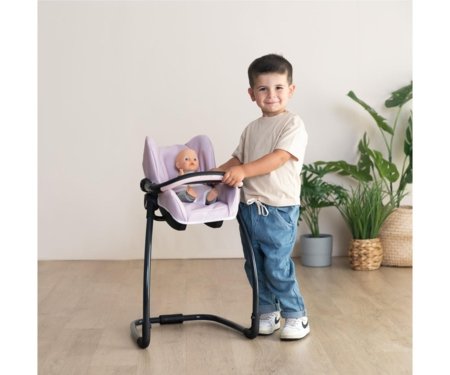 SMOBY kėdutė lėlėms 3in1, rožinė, 7600240242 