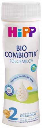 HiPP ekologiškas tolesnio maitinimo pieno mišinys BIO 2 COMBIOTIC, 6m+, 200ml, 2225 2225