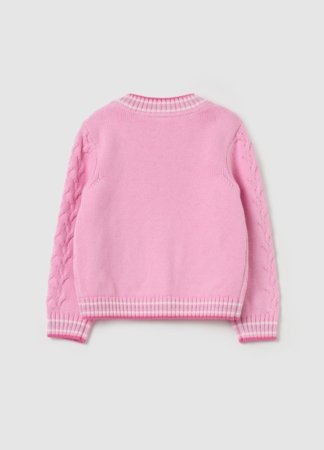 OVS susegamas megztinis, rožinis, 98 cm, 002099314 