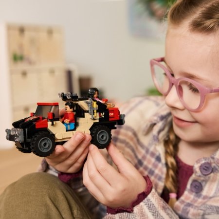 76972 LEGO® Jurassic World™ Velociraptorius ir pabėgimas visureigiu 