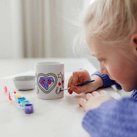 TOTUM kūrybinis rinkinys Unicorn Paint Your Own Mug, 072121 