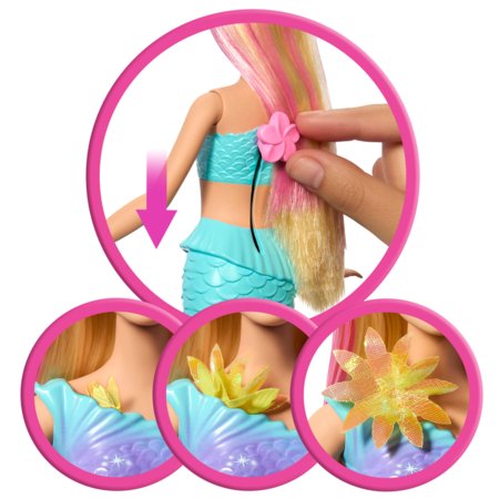 BARBIE Dreamtopia Blooming Magic šviesiaplaukė undinėlė, JDM72 