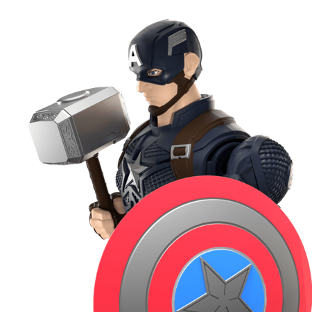 Blokees transformeris  Marvel Heros - Champion Class Captain America, 81115 