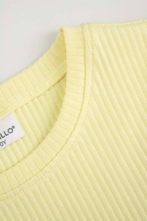 COCCODRILLO marškinėliai trumpomis rankovėmis, geltoni, cm 