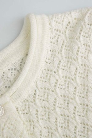 COCCODRILLO susegamas megztinis, smėlio spalvos, WC6172202CSG-003-122, 122 cm 