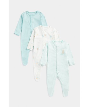 MOTHERCARE šliaužtinukas ilgomis rankovėmis, 3vnt., FE113  