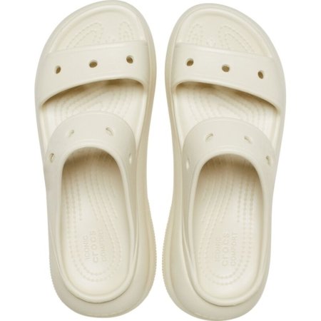 CROCS klumpės LOW PROFILE, kreminės, 207670-2Y2, 39,5 dydis 
