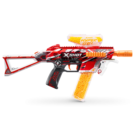 X-SHOT žaislinis šautuvas Hyper Gel, 1 serija, 10000 želinių rutuliukų, asort., 36621 