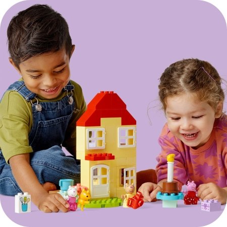 10433 LEGO® DUPLO® Kiaulytės Pepos gimtadienio namelis 