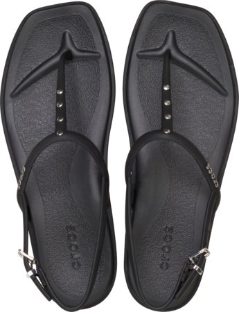 CROCS šlepetės Miami Studded Thong, juodos, 211495-001, 39,5 dydis 