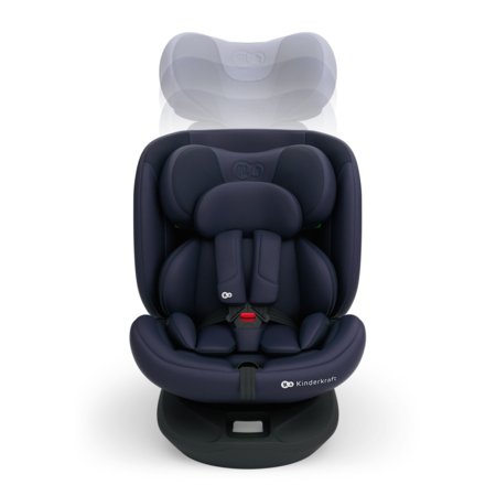 KINDERKRAFT automobilinė kėdutė I-GROW 2 PLUS, 40-150 cm., Navy, KCIGRO02NAVPL00 
