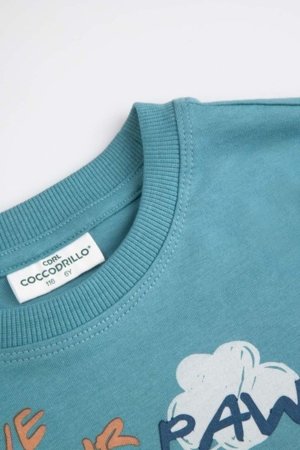 COCCODRILLO marškinėliai ilgomis rankovėmis, žali, 