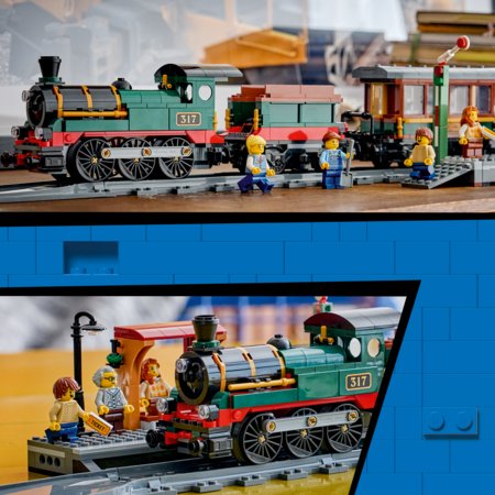 60511 LEGO® City Vintažinis garinis traukinys 