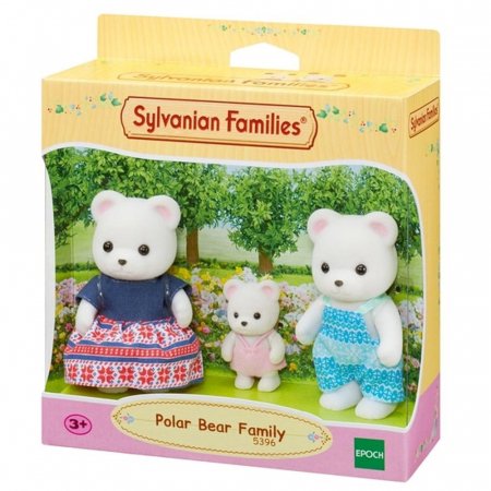 SYLVANIAN FAMILIES Poliarinių lokių šeimynėlė, 3 vnt., 5396SYL 5396SYL