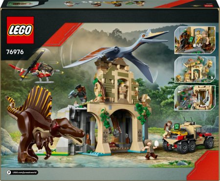 76976 LEGO® Jurassic World™ Spinozauras, kecalkoatlis ir oro misija 