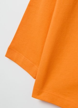 OVS marškinėliai ilgomis rankovėmis, oranžiniai, 140 cm, 002105657 