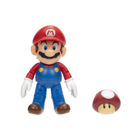 NINTENDO 4" Super Mario figūrėlė, asort., 411744-6-GEN 411744-6-GEN