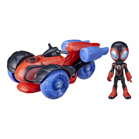 SPIDERMAN transporto priemonė Glow Tech, asort., F42525L0 F42525L0