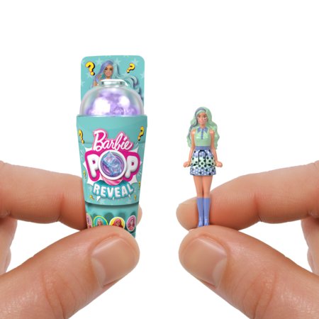 BARBIE Land Pop Reveal mini siurprizas burbulinės arbatos serija, asort., JCR22 