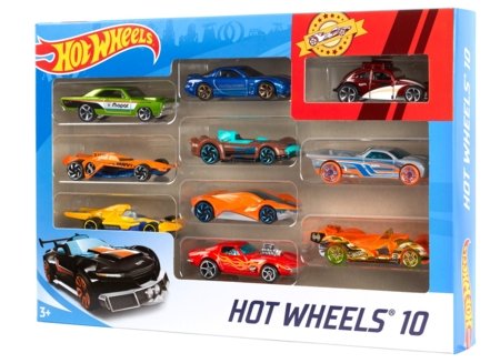 HOT WHEELS dešimties automodelių rinkinys, 54886 