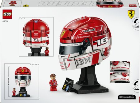 43014 LEGO® Editions Scuderia Ferrari HP Charles Leclerc šalmas 