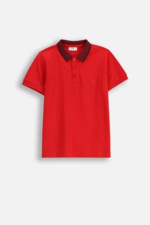 COCCODRILLO marškinėliai, raudoni, cm 