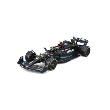 BBURAGO 1:24 automodelis su ekspozicine dėžute F1 Mercedes-AMG F1 W14 E Performance, 18-28028 