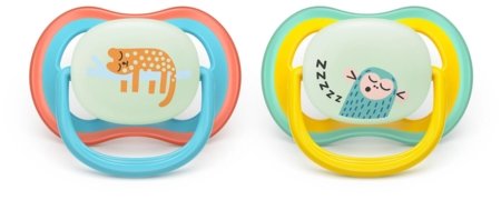 PHILIPS AVENT čiulptukai ULTRA AIR NIGHT, 18 mėn.+, 2 vnt., SCF376/32 