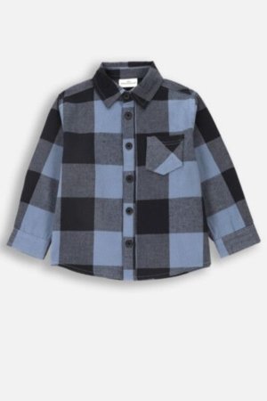 COCCODRILLO marškiniai GRUNGE SWAMP BOY JUNIOR, mėlyni, ZC4136102GBJ-014-164, 164 cm 